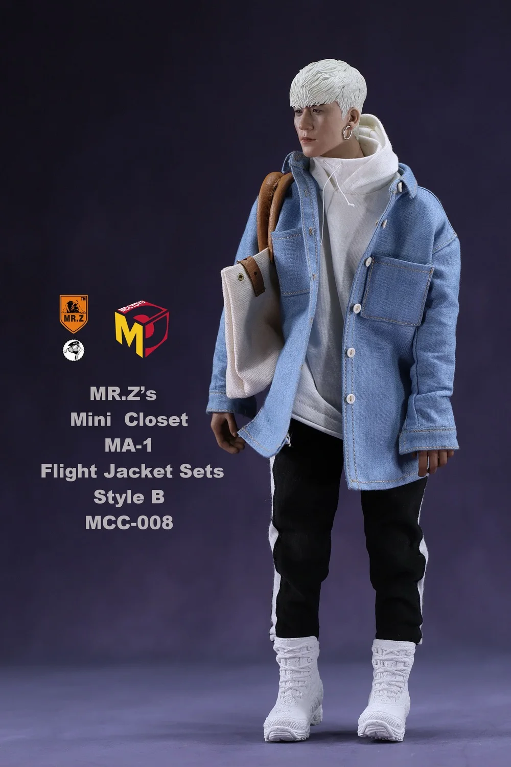 MCCToys Mr. Z 1/6 Мужская мода летная куртка наборы кожаное пальто джинсы ботинки модель для 12 дюймов одежда BIGBANG аксессуар