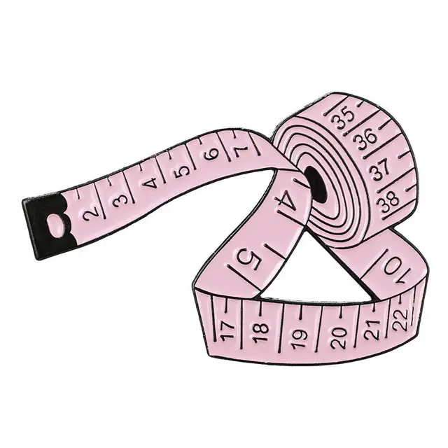 New Fashion Cartoon Tape Measure Alloy Brooches Ruler Badge Men Women Dress Denim Coat Pin Enamel Badge Creative Jewelry Gift Badges Aliexpress