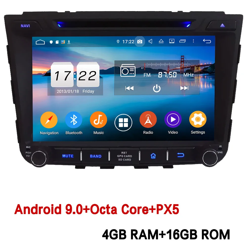 4GB RAM x 16GB ROM Klyde ips 4G wifi Android 9,0 Восьмиядерный 4 Гб ОЗУ 64 Гб ПЗУ BT DSP автомобильный DVD мультимедийный плеер радио для hyundai Creta IX25 - Цвет: 4GB RAM x 16GB ROM