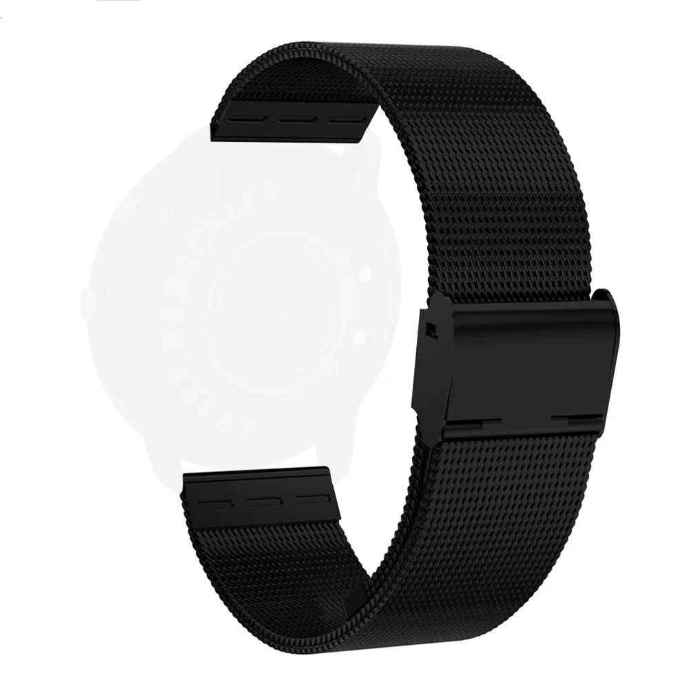 20 мм универсальный стальной Ремешок Браслет ремешок для Xiaomi Amazfit Bip Youth Ticwatch2 CF007H браслеты