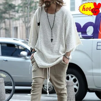 

Men Autumn Winter Solid color Long Sleeve Round Neck Sweater Casual Knitted Top Mens Sweaters Pullovers Pullover Men Pull Homme