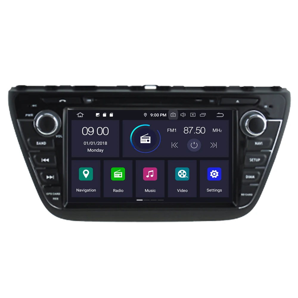 Cheap RoverOne Car Multimedia Player For Suzuki Cross SX4 S-Cross Android 9.0 Touchscreen Octa Core DVD Radio Stereo Navigation System 1