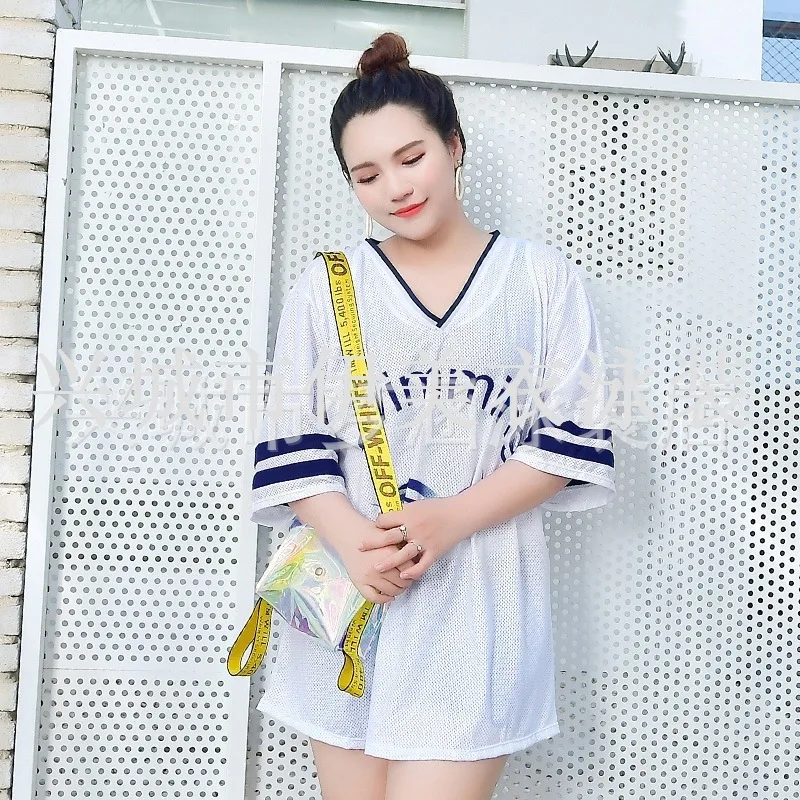 

Plus-sized 2018 New Style Large Size Bathing Suit Fashion & Sports Casual Split Type Boxer Three-piece Set Fat Mm 200