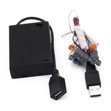 Строительный блок мини модель автомобиля Забавный USB интерфейс светильник ing комплект легко установить совместимая игрушка украшение Светодиодный светильник DIY 10220