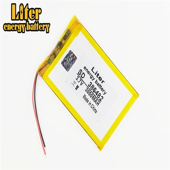 

li-po 3.7V 3000mAh 386482 Lithium Polymer li-po li ion Rechargeable Battery cells For Mp3 MP4 MP5 GPS