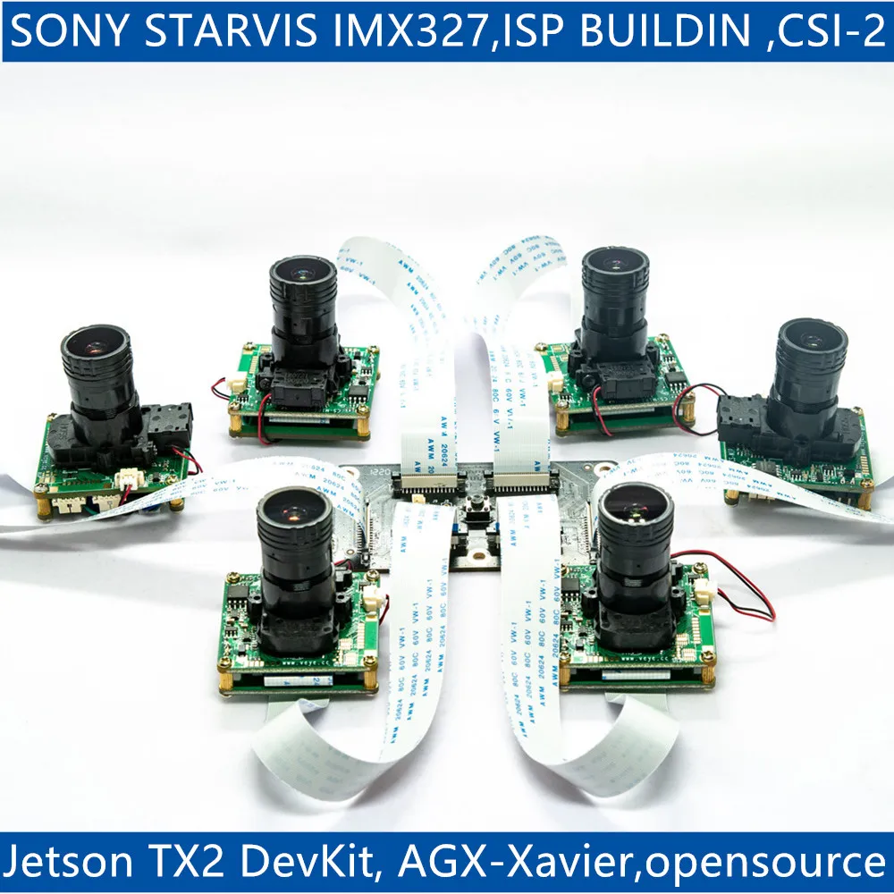 CS-TX2-XAVIER-nCAM-IMX327 для Jetson TX2 Devkit и Ксавье IMX327 MIPI CSI-2 2MP звезда светильник ISP Камера