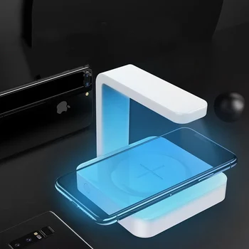 

J01 Mobile Phone UV Lamp Sterilizer Portable Smart Wireless Charging Cathode Ultraviolet Sterilization Disinfection