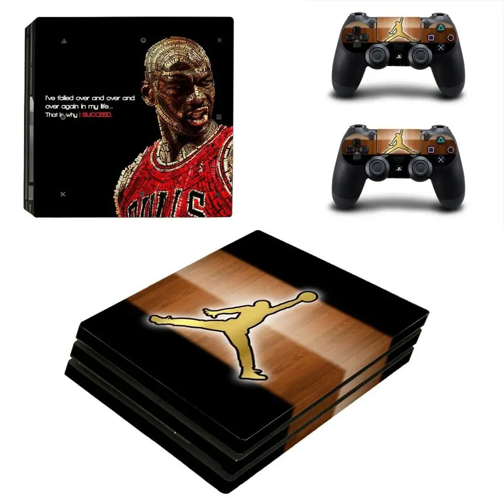 YSP4P-0749 PS4 Pro sticker s PS 4 Play station 4 Pro кожная наклейка с Джорданом наклейки крышка Pegatinas для playstation 4 Pro консоль и контроллер - Цвет: YSP4P-0749