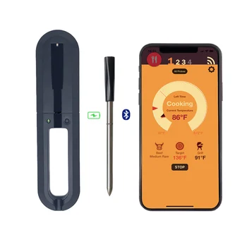 

Wireless Bluetooth Kitchen Meat Thermometer Smart APP Control Food Cooking Oven Meat Grill BBQ Thermometer Kitchen Tool