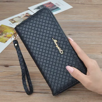 

New Fashion Purses Long Style Zipper Wallets Women Large Capacity Clutch Purse Soft PU Leather Embossed Wallet Carder Holder.