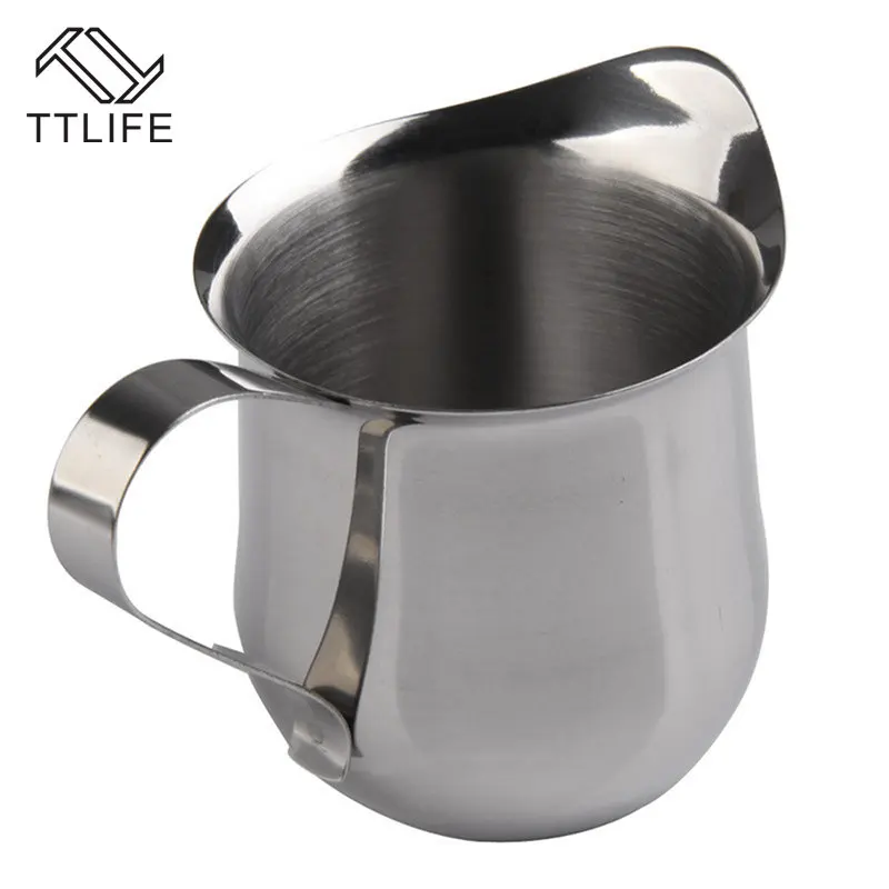 TTLIFE кувшин для взбивания молока и кофе из нержавеющей стали 60/90/150/240 мл|Кувшины