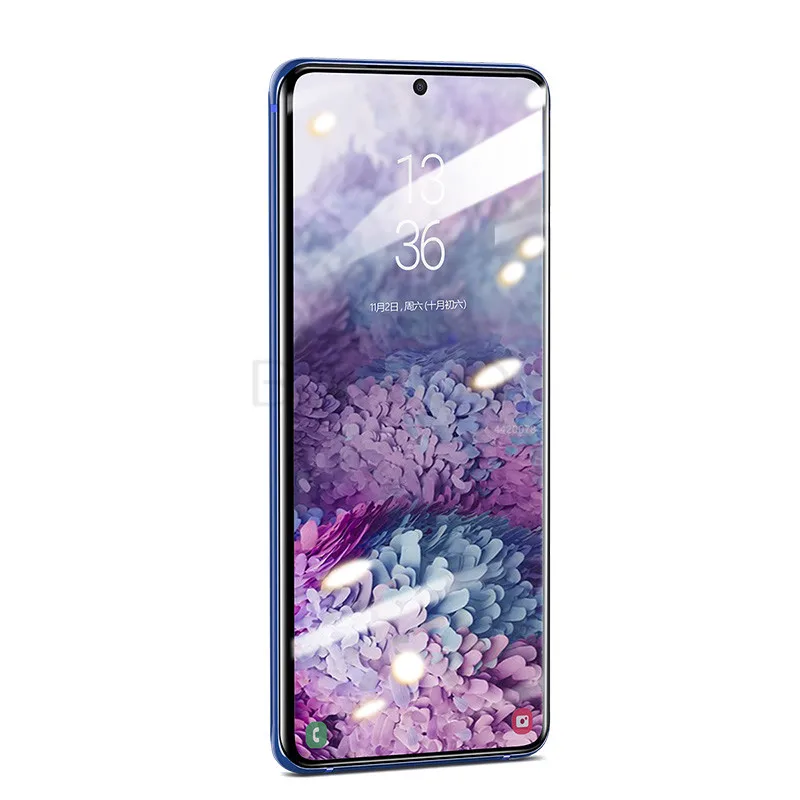 УФ закаленное стекло для Samsung Galaxy S9 S8 S10 Plus Note 8 9 10 100D Жидкостная защита экрана S20 Ultra