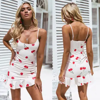 

Women Ladies Summer Short Mini Dress Bodycon Bandage Sleeveless Evening Party Backless Club
