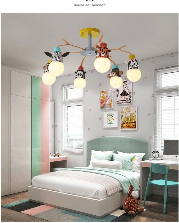 Современные светодиодные люстры светильники Потолочные светильники для дома детская комната для маленьких мальчиков и девочек спальня детская люстра принцессы лампа