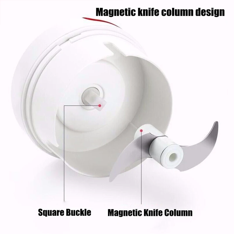 Pull Garlic/Onion Chopper Crusher Press Manual Food Cutter Processor for Fruit Vegetables Meat Kitchen Tool Mini Food Chopper