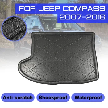 

For Jeep Compass 2007 2008 2009 2010-2016 Car Rear Trunk Boot Mat Waterproof Floor Mats Carpet Anti Mud Tray Cargo Liner