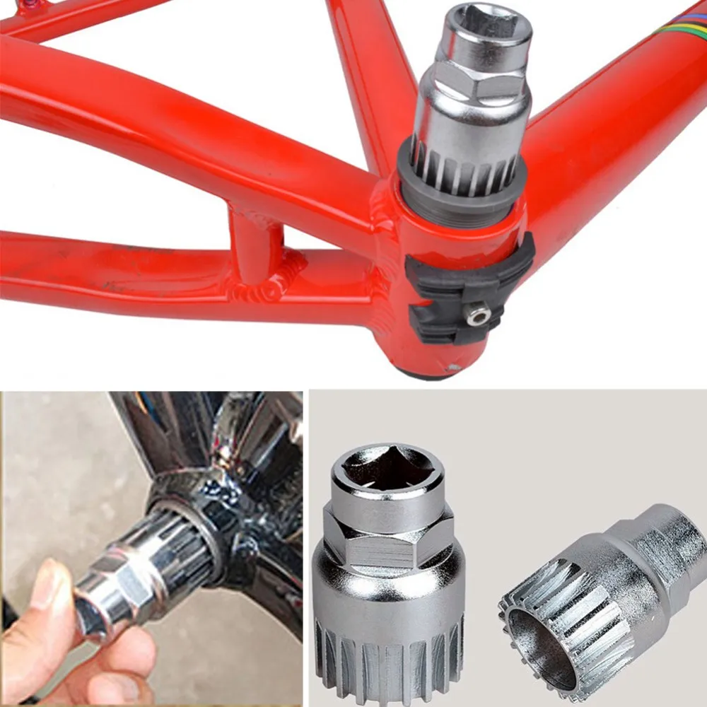 New-Practical-Cycle-Cycling-Mountain-Bicycle-Sealed-Bottom-Bracket-Spindle-Remover-Repair-Silver-Steel-Tool-Sports