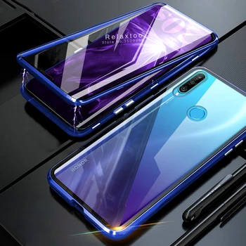 

magnetic flip case for huawei honor 20s mar-lx1h case double-side glass metal bumper cover on honor 20s 20 s s20 coque 6.15''