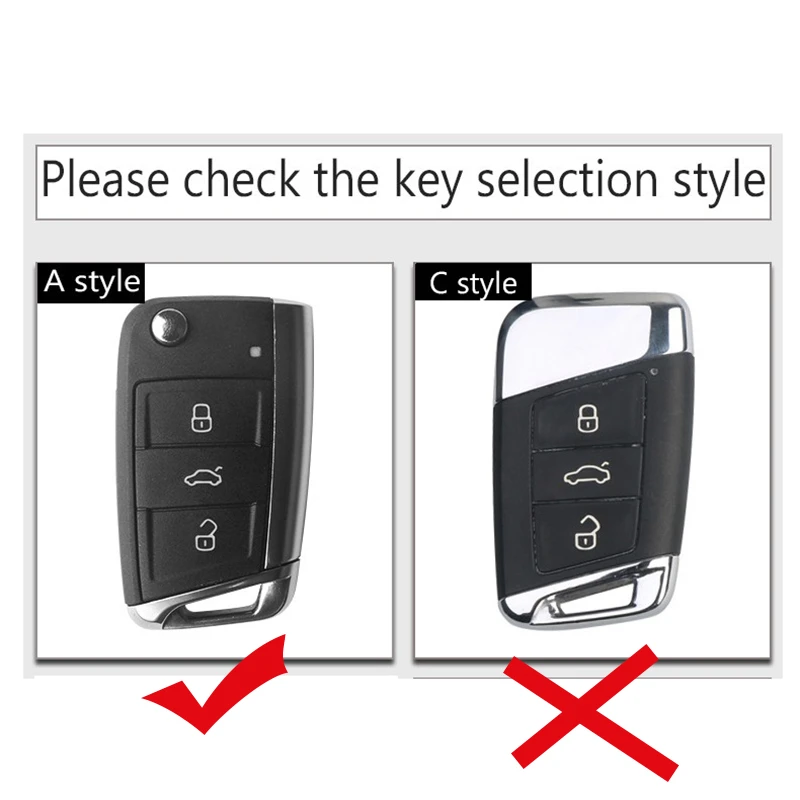 Чехол Don't Touch My Key для Skoda Octavia A7 2016 Superb Rapid VW Tiguan 2019 Golf7 MK7 Touran RS Seat Leon Command MK3|Футляр