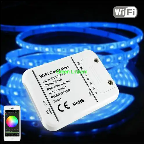 Светодиодный wifi контроллер RGBW wifi контроллер усилителя контроллер синхронизации