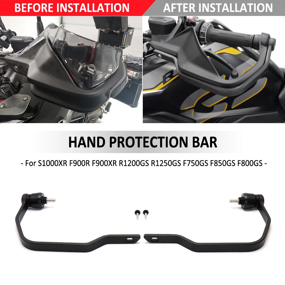 

Motorcycle Hand Guards Brake Clutch Lever Handguard Protector Bar For S1000XR R1200GS R1250GS F800GS F750GS F850GS F900R F900XR