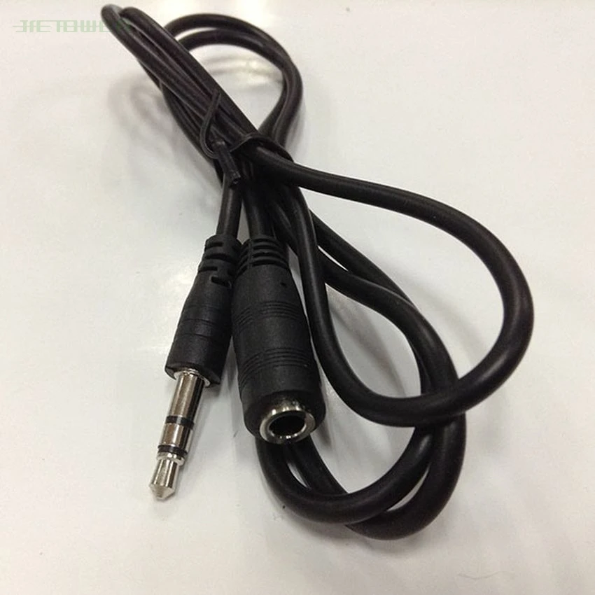 3 5mm Jack Extension Audio Cable Male To Female Wired Headphones Headphone Extension Cable Speaker AUX Cable Cord for PC 100pcs