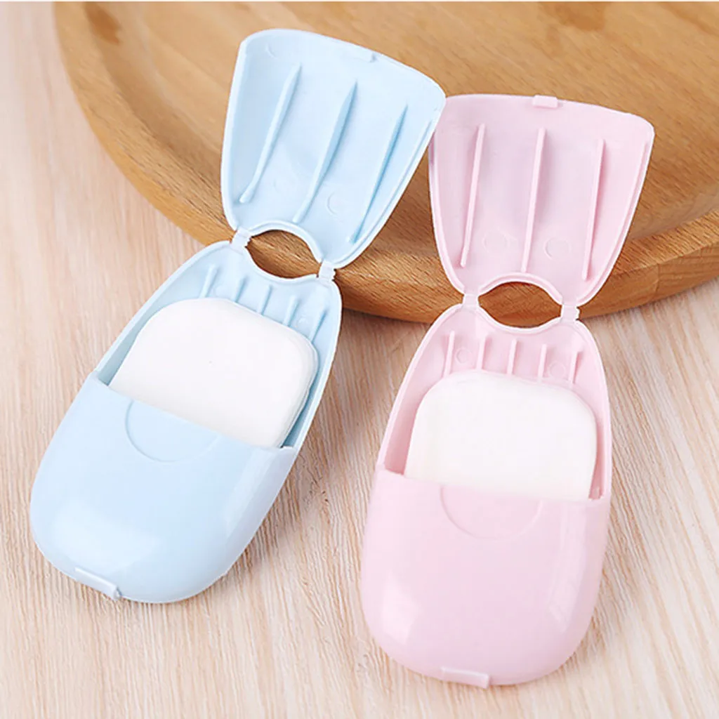 Travel Disposable Soap Tablets Boxed Soap Paper Portable Small Soap Tablets Oct#01