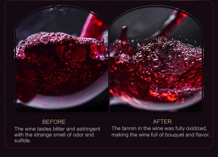 SUNWAY Electronic Christmas Gift 2020 Bar Accessories Amazon Top Sell Aerator Wine Pump Red Wine Aerator Pourer Automatic