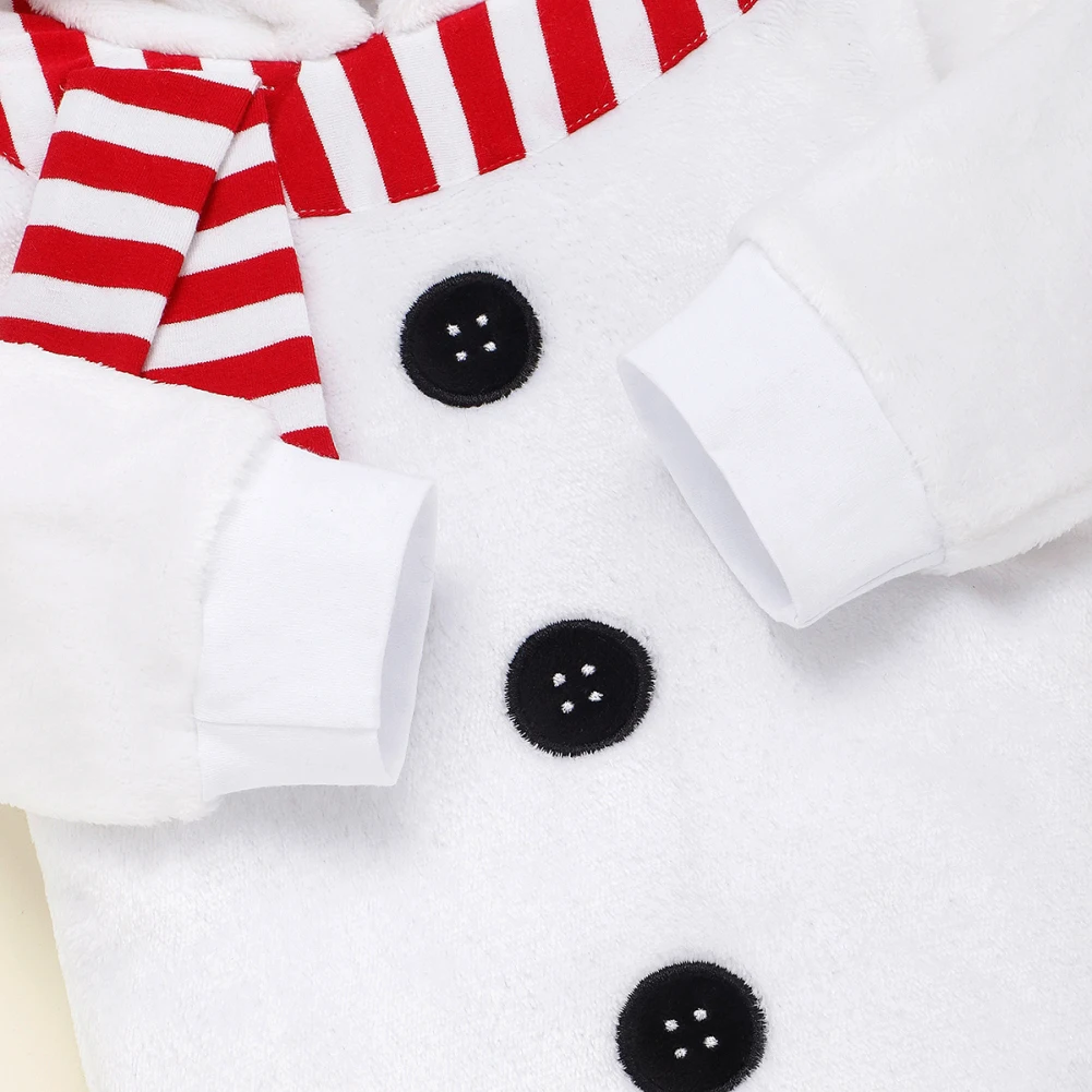 Детский комбинезон; Рождественская теплая зимняя одежда для маленьких мальчиков и девочек; флисовый комбинезон с длинными рукавами и героями мультфильмов; Размер 0-24M