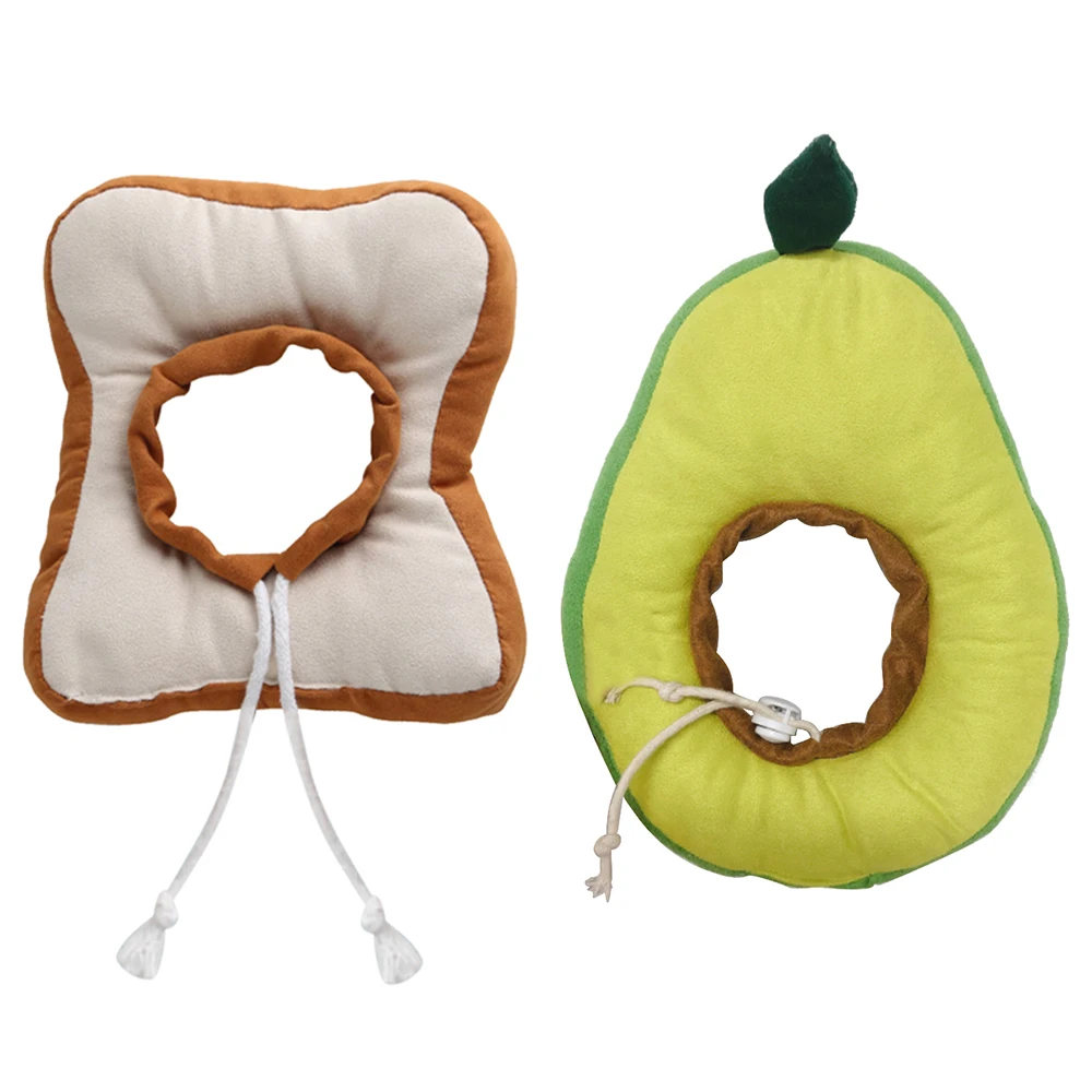 Collar protector ajustable con forma de pan para mascotas, cono de recuperación para cuello de perro, cirugía antimordedura, curación de heridas, Collar para gatos y perros|Collares y correas para gatos| - AliExpress - Selección de productos extraños para animales con Aliexpress