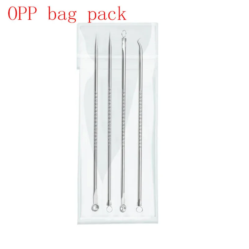 4pcs Blackhead Blemish Removers Acne Pimple Belmish Extractor Vacuum ExtrusionAcne Stick Against Black Dots Tools For Face Clean |