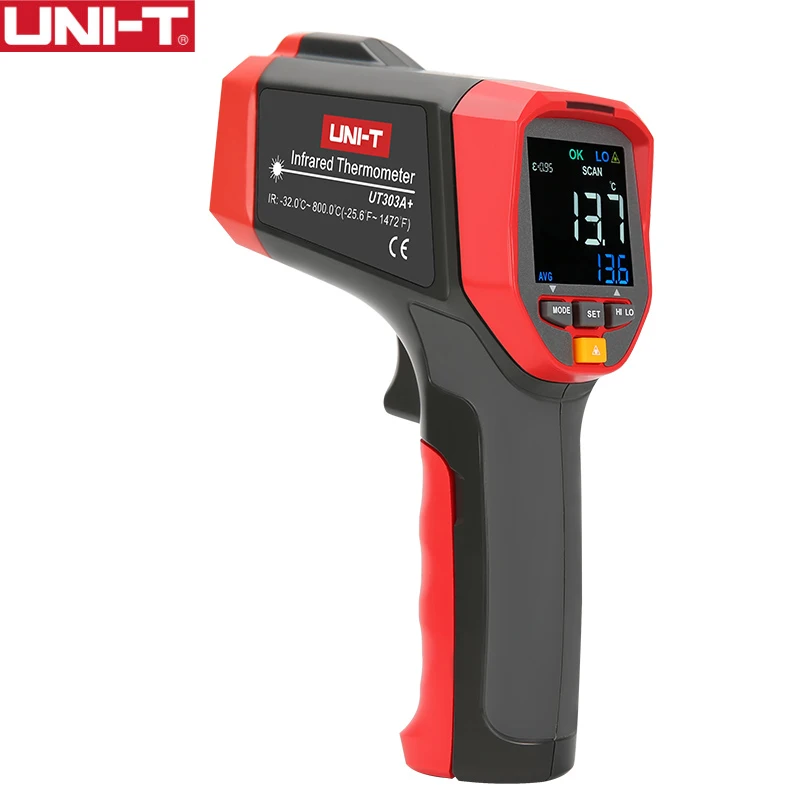 

UT303A+ Digital Thermometer Humidity Meter Infrared Thermometer Hygrometer Temperature Humidity Meter Hydrometer