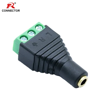 

1pc AV Balun Connector 3.5mm 1/8" Jack , Gold plated jack 3.5mm , AV Terminals