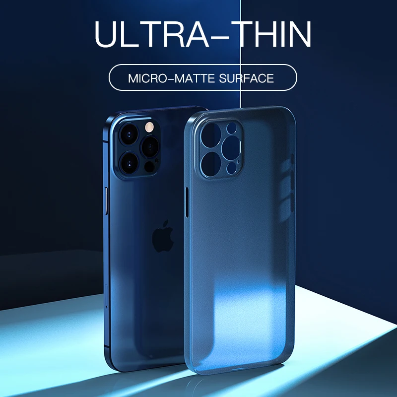 Luxury Ultra Thin Matte Translucent Phone Cover - Soft Back Case