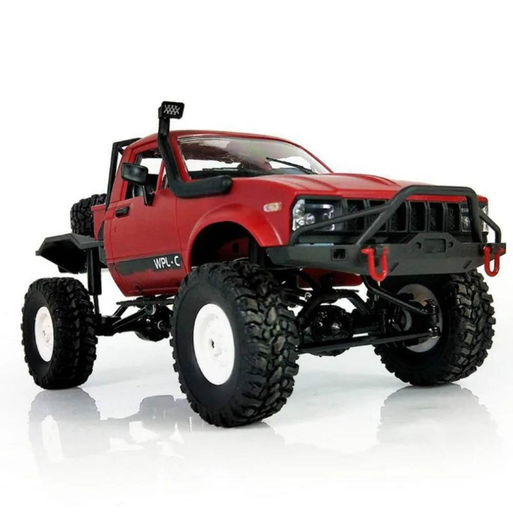 

2019 New Arrival 1:16 WPL C14 Scale 2.4G 4CH Mini Off-road RC Semi-truck RTR Kids Climb Truck Toy for Children hi