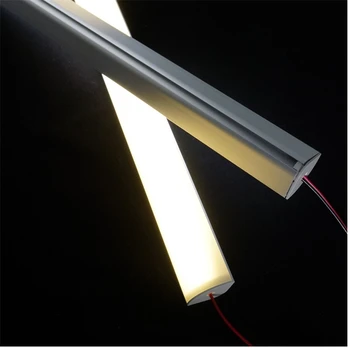 

12VDC 50cm 20inch LED Corner Aluminium Bar Light, 10W 1000Lumen 45 Degree Under Counter Showcase Wardrobe Drink Cabinet Strip