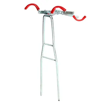 

TOP!-Foldable Adjustable Double Pole Bracket Fishing Rod Stand Holder Sea Fishing Tackle Accessory Tool