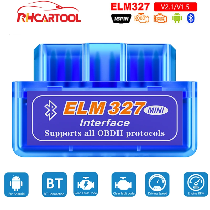 5/10 шт. OBD2 автомобильный ELM327 V1.5 ELM 327 Bluetooth диагностический инструмент для bmw toyota vw
