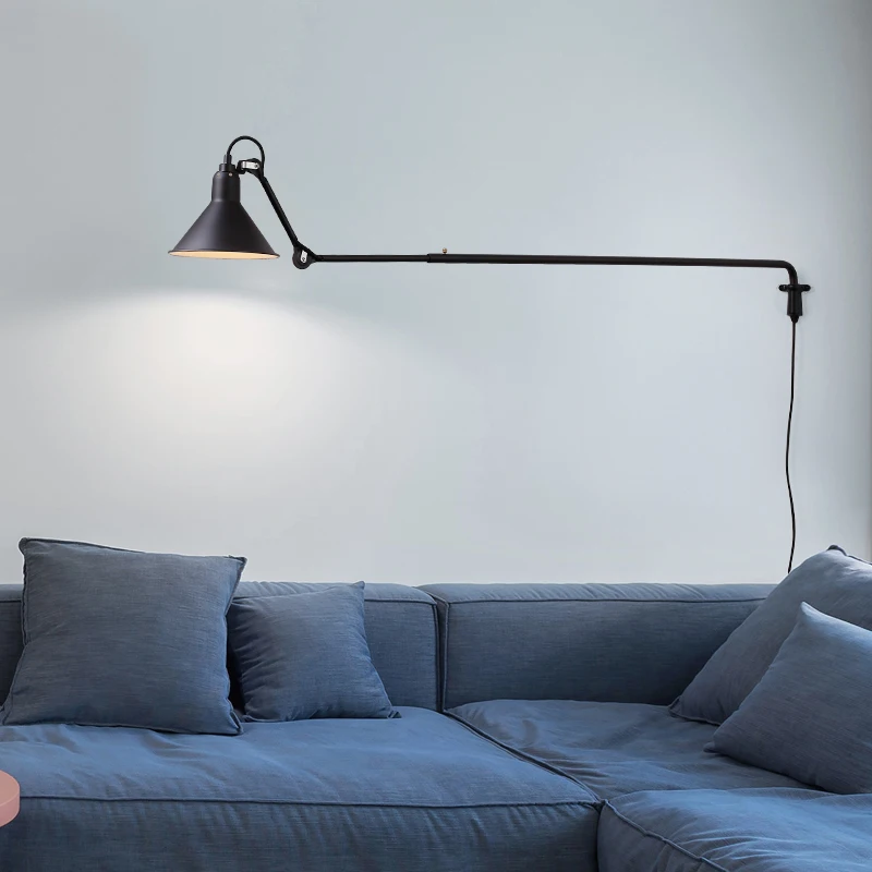 

Nordic Long Arm Wall Light Modern Living Room Sconce Wall light Creative Rotatable Wall Lighting Fixture Indoor