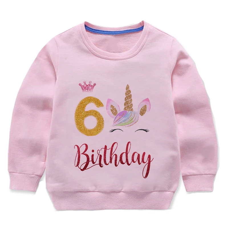 Birthday Unicorn Sweatshirts