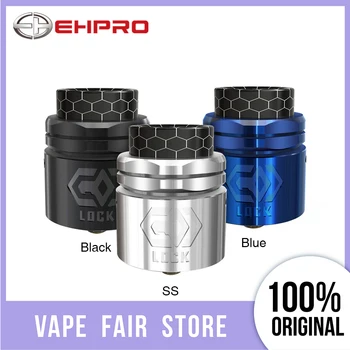 

Original Ehpro Lock Build-free RDA Tank Atomizer 24mm Press-style Coil Installation & Extra BF Pin Ecig Vape Tank Vs Druga Rda
