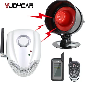 

Vjoycar DIYV2 Two Way Car Alarm No Installation DIY 1000M Auto Security System with Wireless Alarm Siren Car DC 12-24V