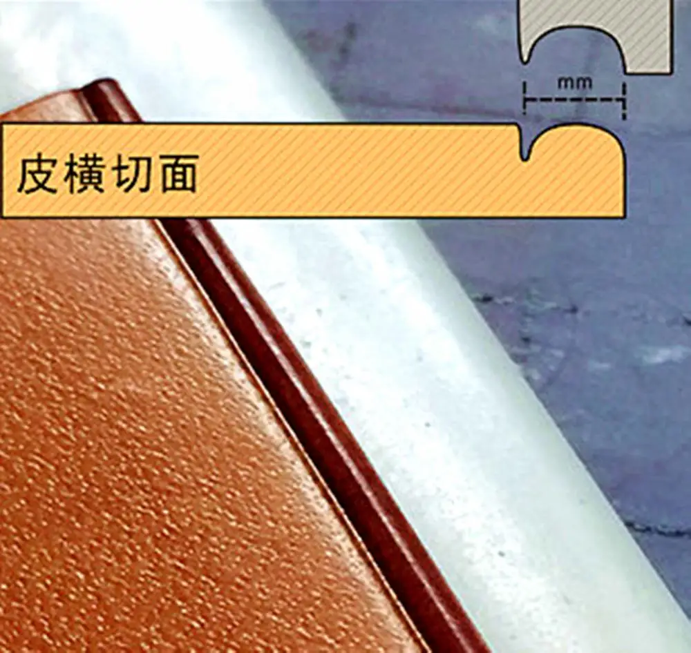 6 видов кожевенного ремесла инструмент для декорирования мелких и круглых