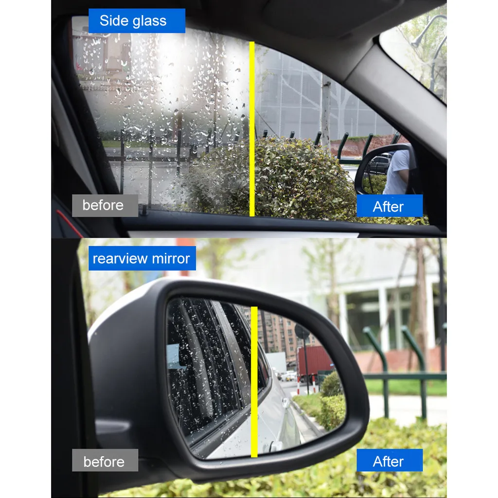 Автомобильное стекло покрытие агент непромокаемый агент стекло дождь знак масло Съемник пленки чистящие средства новые