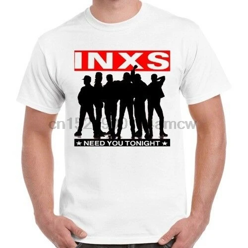 Inxs Need You Tonight один удар Майкл хатченсе рок ретро футболка 393|Футболки| |