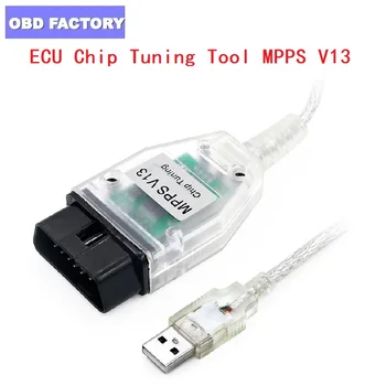 

New Version SMPS MPPS V13.02 V13 K CAN Flasher Chip Tuning ECU Programmer Remap OBD2 MPPS V13.02 Professional Diagnostic Cable