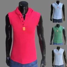 Мужской жилет с капюшоном, мужской повседневный жилет EBay, новые продукты, мужской жилет