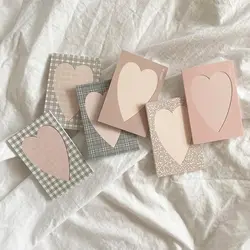 Bloc notes Ins coréen couleur douce, 50 feuilles de papier pour planificateur d'apprentissage des élèves, Message cadeau, papeterie scolaire et de bureau, Diy bricolage 