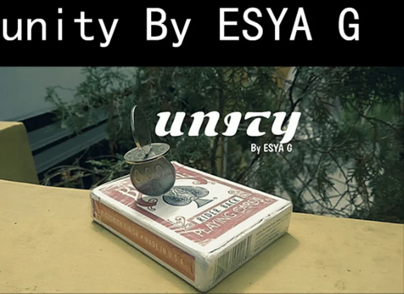 UNITY by Esya G Трюк карты трюки иллюзии волшебные карты реквизит монета волшебные аксессуары trucos de magia волшебное устройство