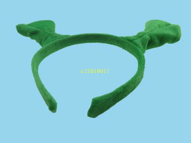 Halloween Children Adult Show Hair Hoop Shrek Hairpin Ears Headband Head Circle Party Costume Item Masquerade Party Supplies
